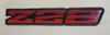 82-87 Z28 Dash Trim Emblem Plaque (Red)