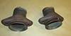 93-95 Camaro Firebird 3.4 V6 Exhaust Manifold Extension Flange Flanges Pair